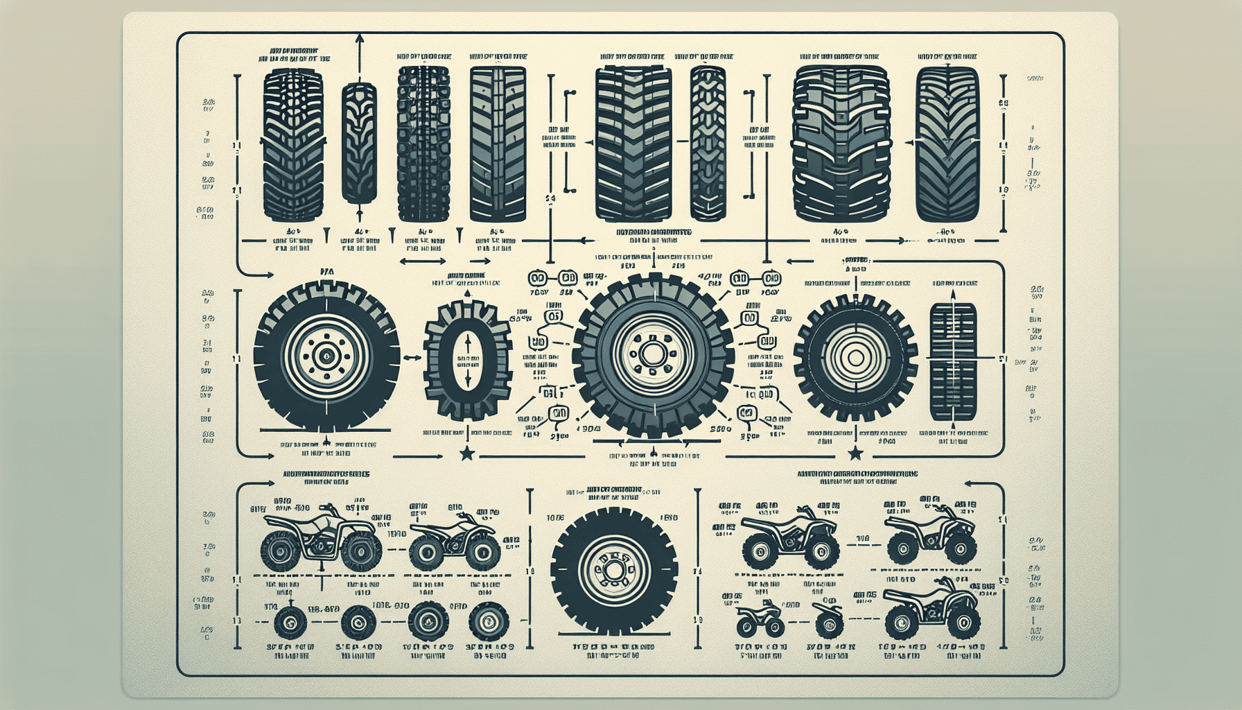 Multiple sized tires